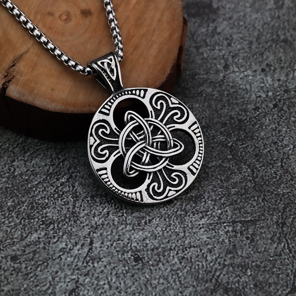 European and American Style Viking Celtic Knot Pendant Necklace