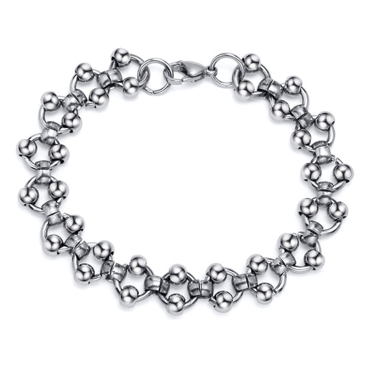 Titanium Steel Bracelet Men Stainless Steel Ball Chain Jewelry