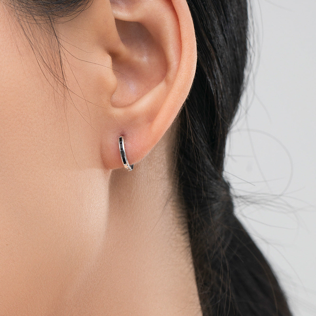 925 Sterling Silver Colored Zircon Earrings