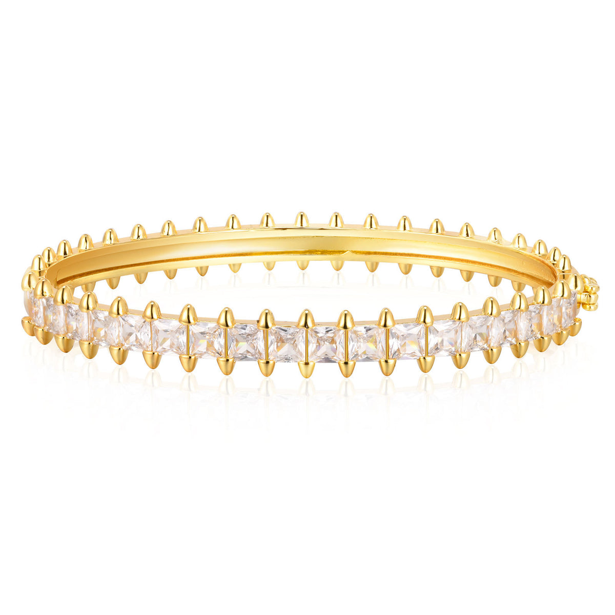 Cross Zircon Copper Bracelet