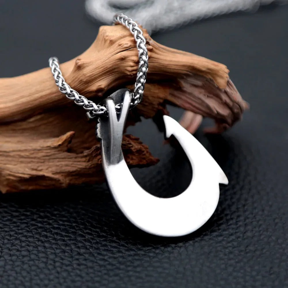 Punk Viking Anchor Stainless Steel Men's Pendant Necklace
