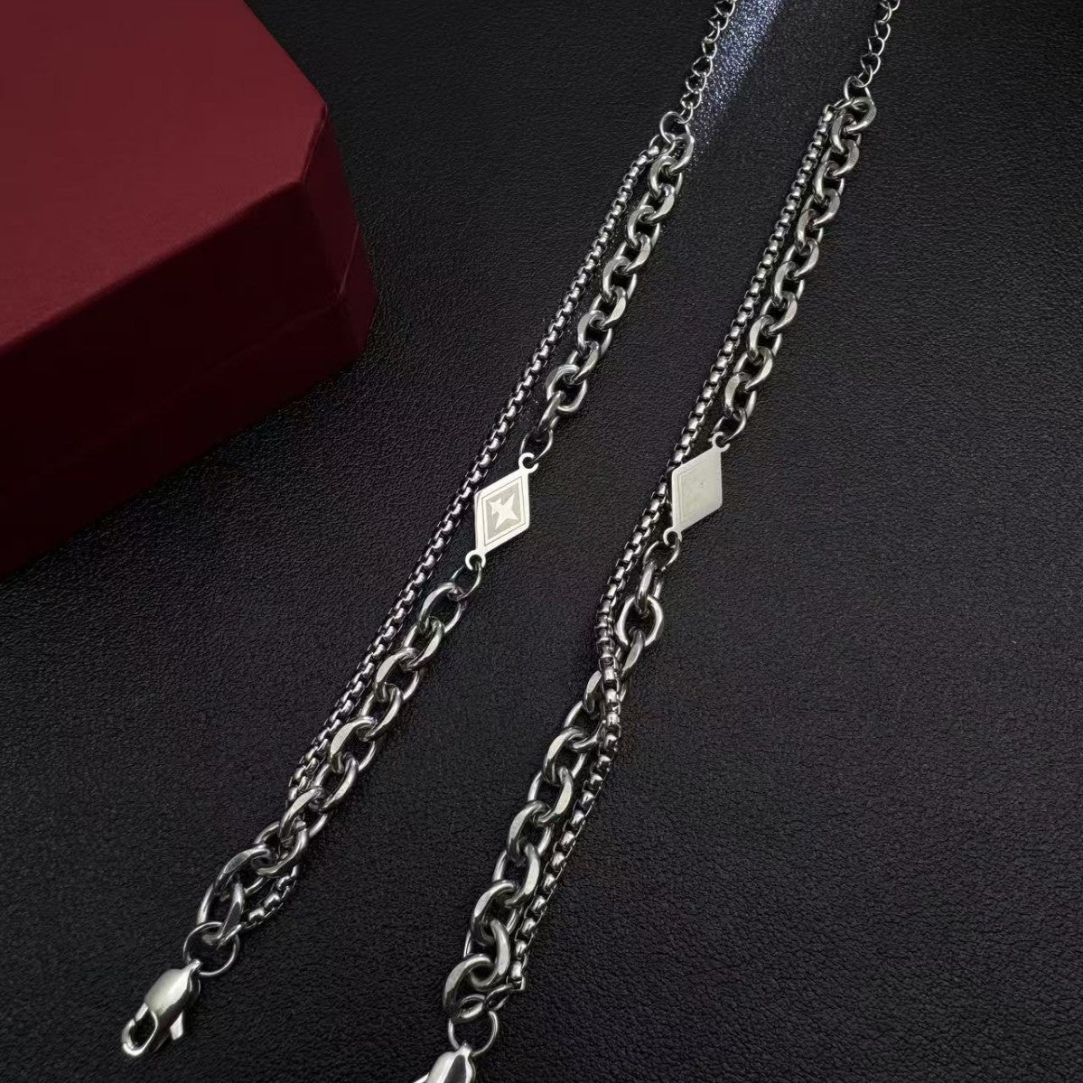 Planderful Jewelry Everyday Genie Steel Cuban Link Bracelet For Him Modern Durable Masculine Accessory