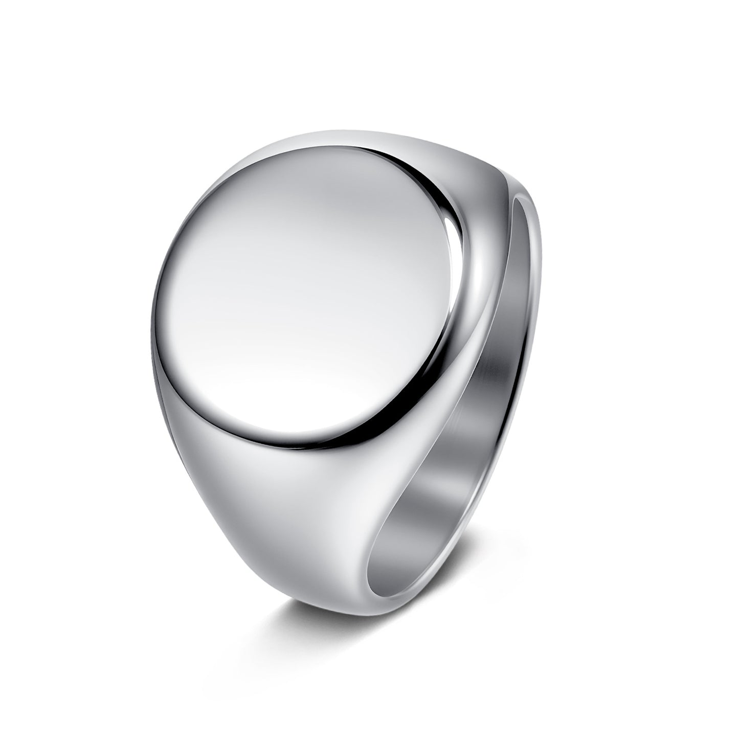Planderful Premium Titanium Steel Ring For Men And Women Unisex Round Seal Design Everyday Genie