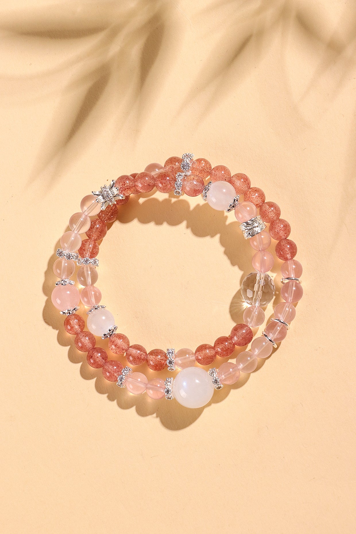 Planderful Fortune's Favor Bracelet – Fresh and Sweet Strawberry Crystal Design