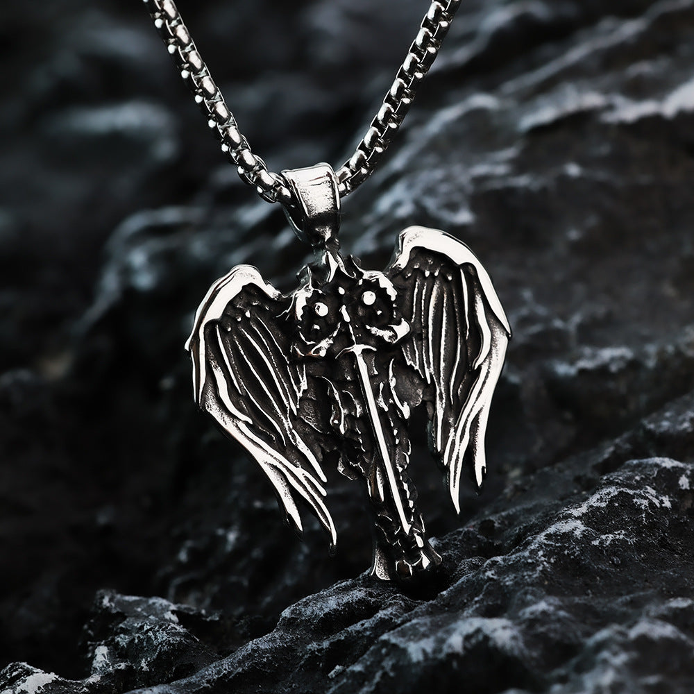 European and American Jewelry Wholesale Viking Odin Pendant Necklace