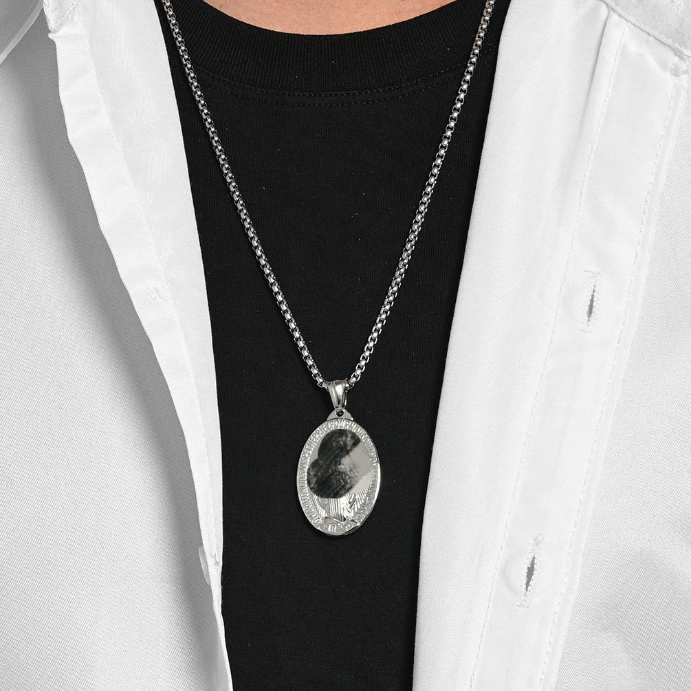 Punk Retro Stainless Steel Pendant Necklace