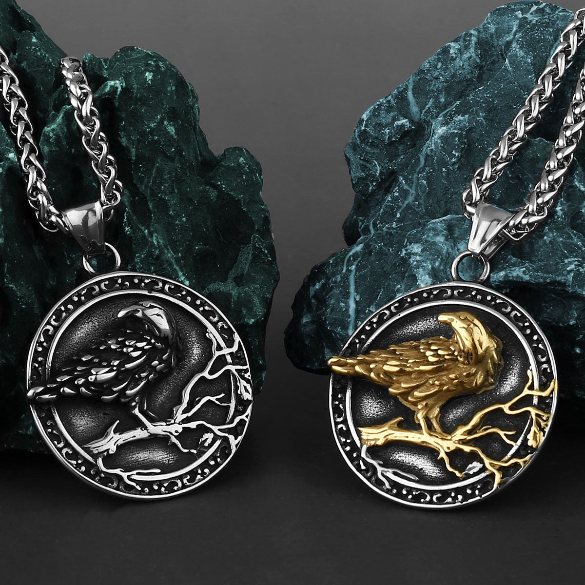 Planderful Everyday Genie Titanium Stainless Steel Pendant Necklace For Men Bold Domineering Masculine Style