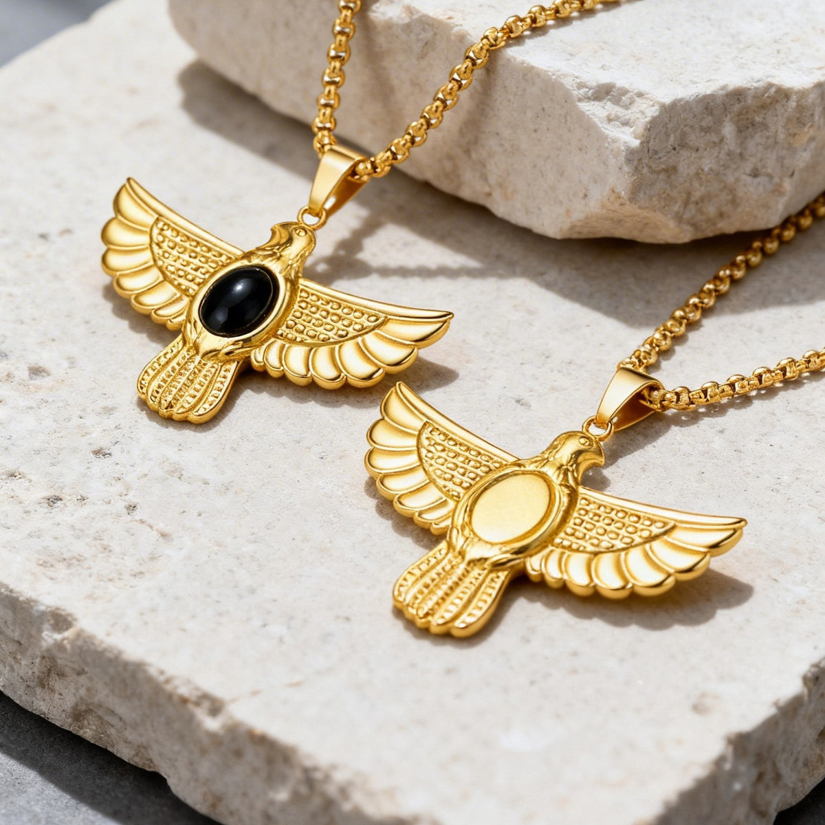 Angel Wings Vintage Stainless Steel Pendant