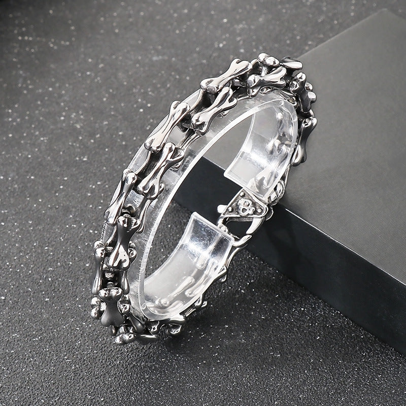 Personalized Skull Buckle Bracelet For Men Planderful