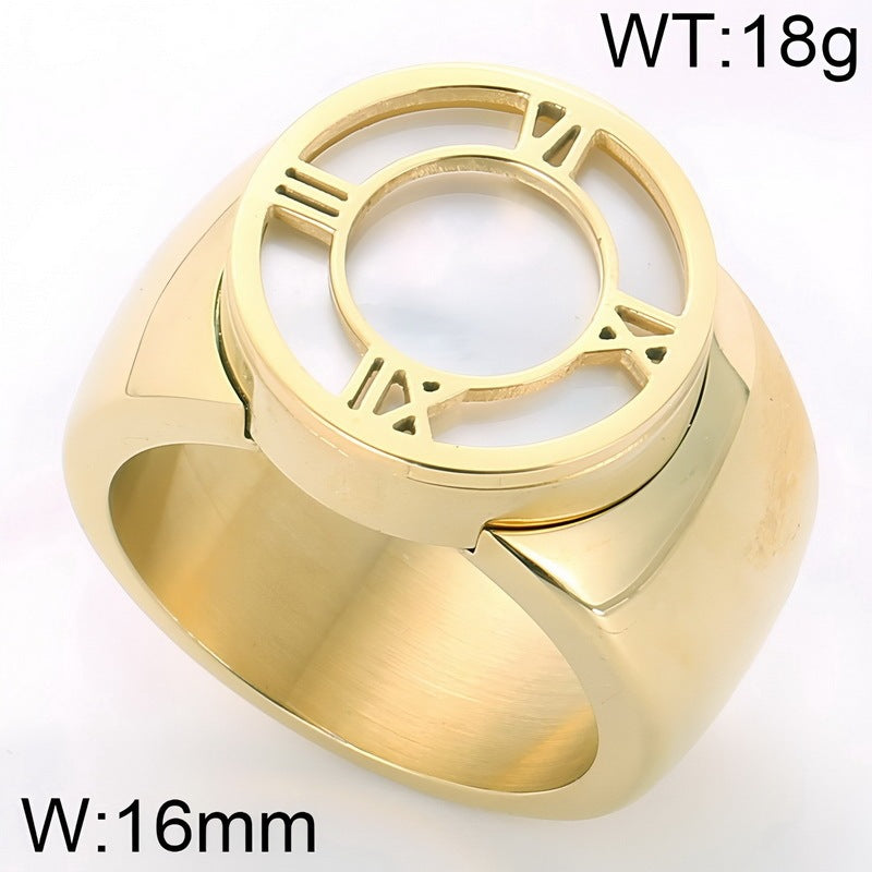 Fatima Hand Hollow Fritillary Bottom Wide Edition Ring Tree Of Life Roman Scale
