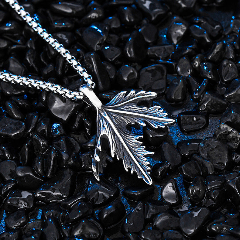 Steel Necklace – Minimalist Men's Urban Statement Pendant for Everyday Style and Confidence