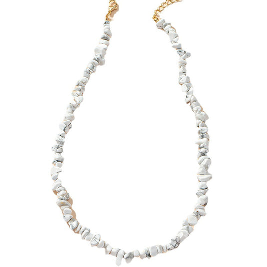 Innovative Stone Clavicle Chain Necklace Inspired by European and American Fashion