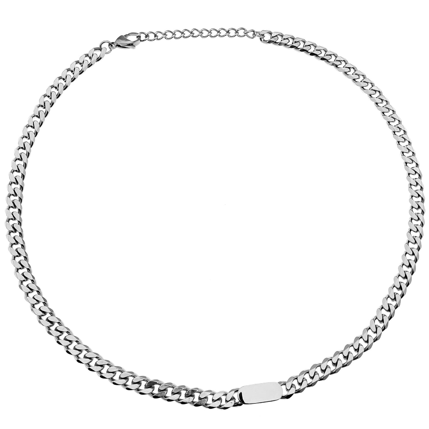 Planderful Jewelry Gold Steel Chain Necklace for Men