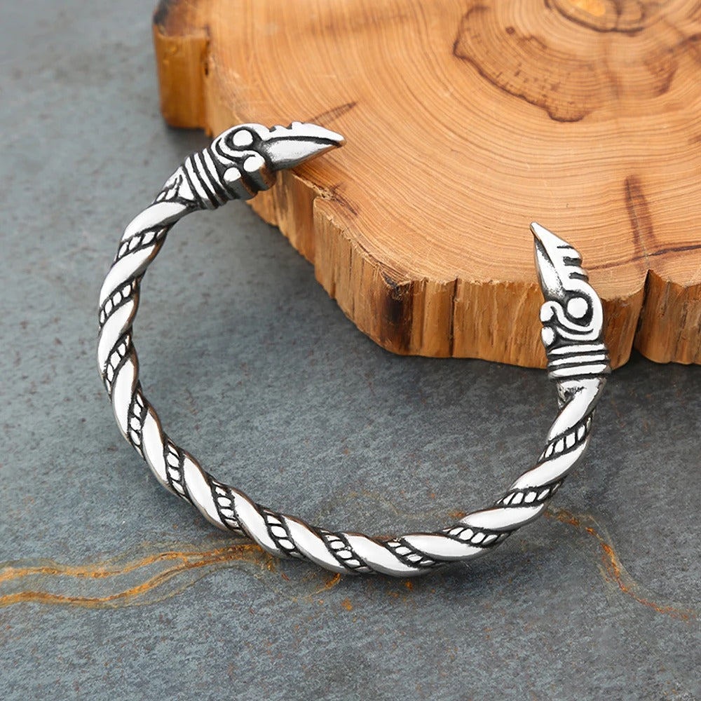 Vintage Viking Stainless Steel Men's Bracelet