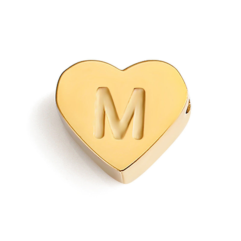 Planderful Jewelry Custom Name Necklace Stainless Steel 3D Love Design For Collarbone Chain