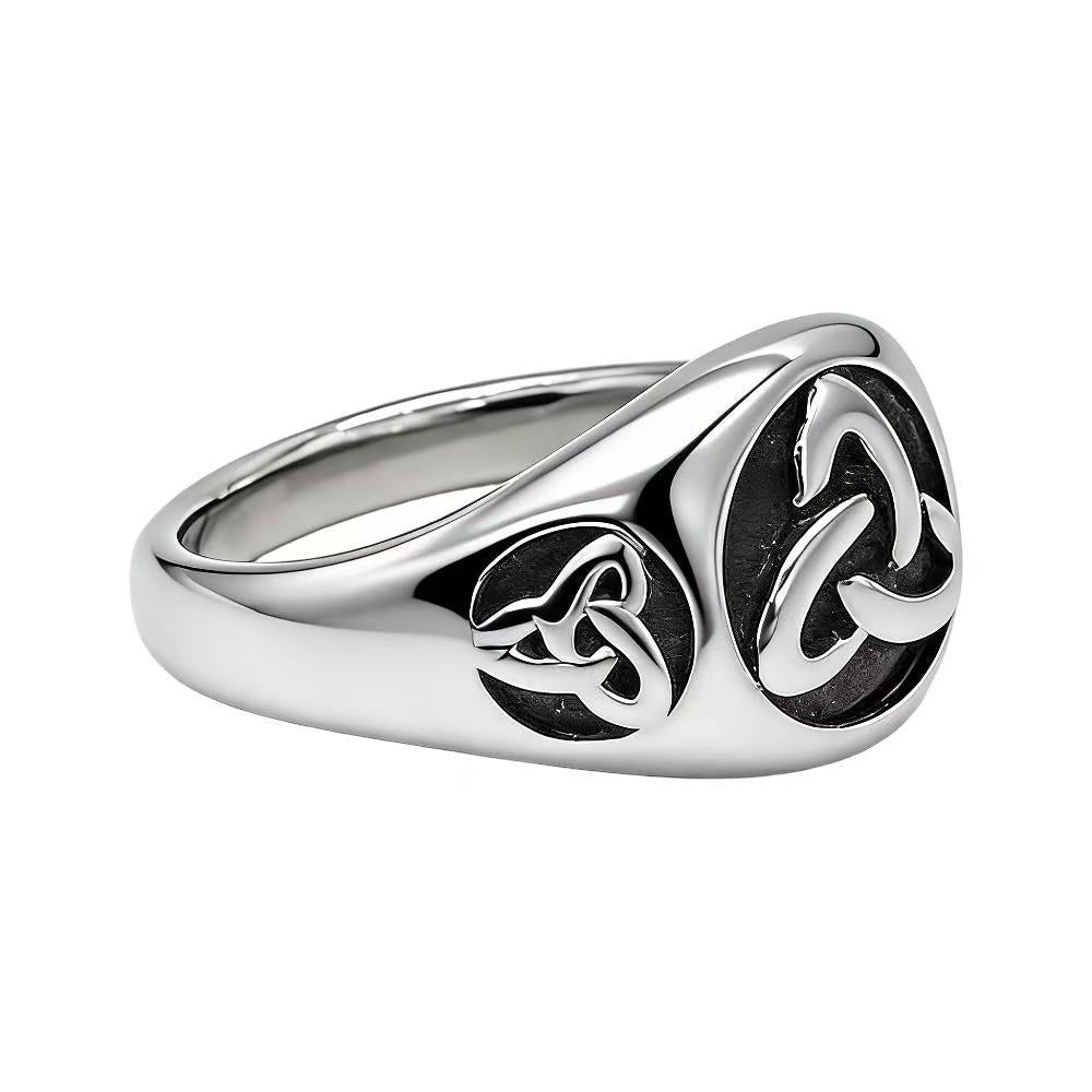 Nordic Viking Totem Ring Unisex Protection Ring Planderful Everyday Genie Collection