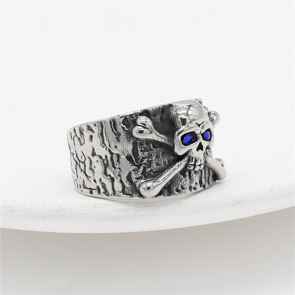 Titanium Steel Skull Ring