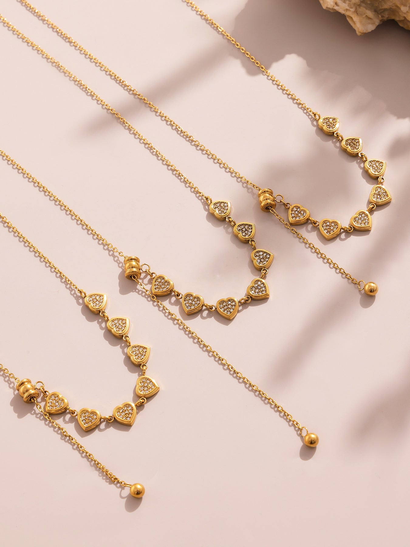 Planderful Tassel Zircon Clavicle Necklace Versatile Women