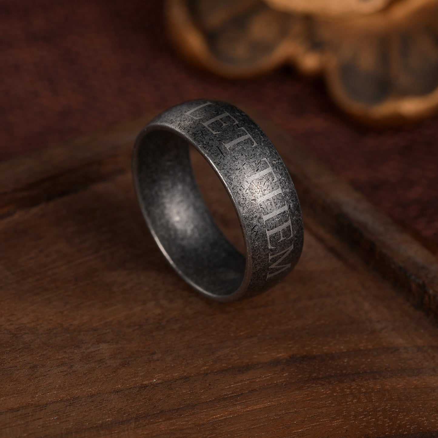 Planderful Everyday Genie Stainless Steel Ring for Men Unisex Retro Protection Statement Jewelry