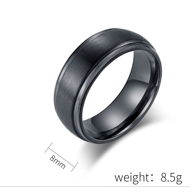 Planderful Matte Titanium Steel Couple Ring Personalized Jewelry For Couples Everyday Genie Collection