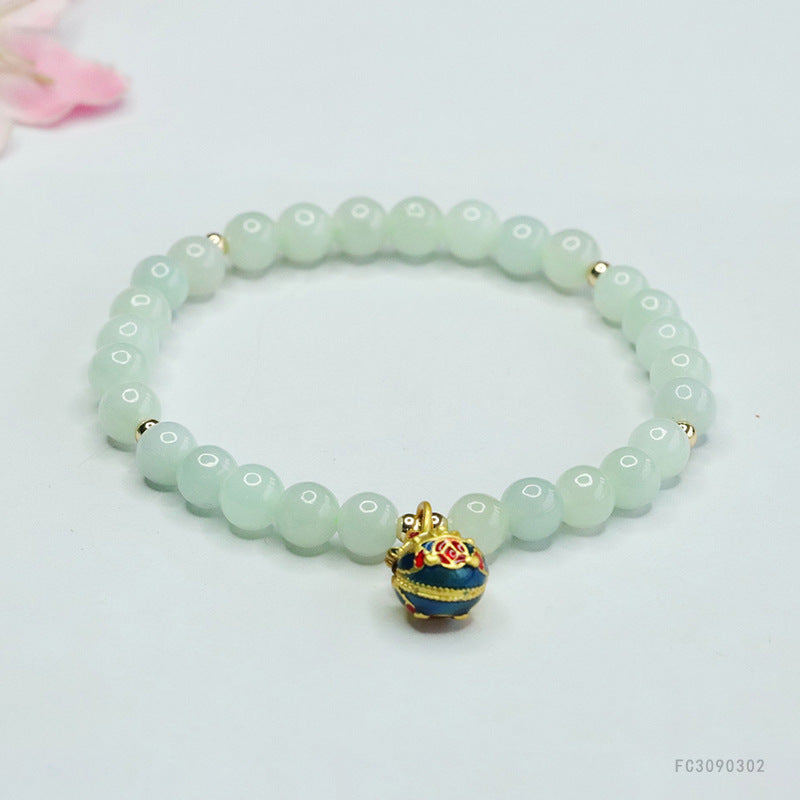 Jadeite Round Bead Style 4 Bracelet