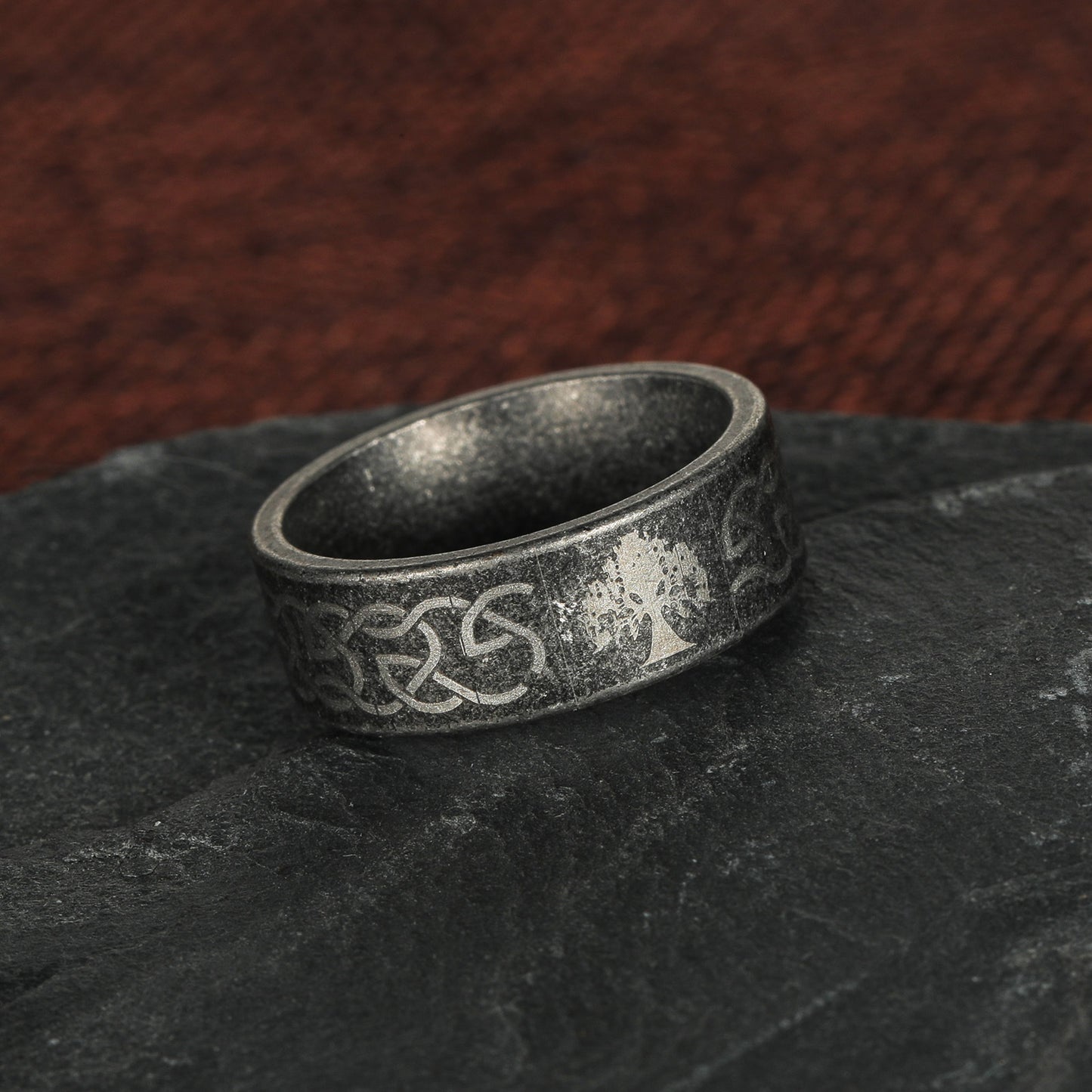 Tree Of Life Viking Ring Planderful Stainless Steel Unisex Jewelry For Protection Symbol