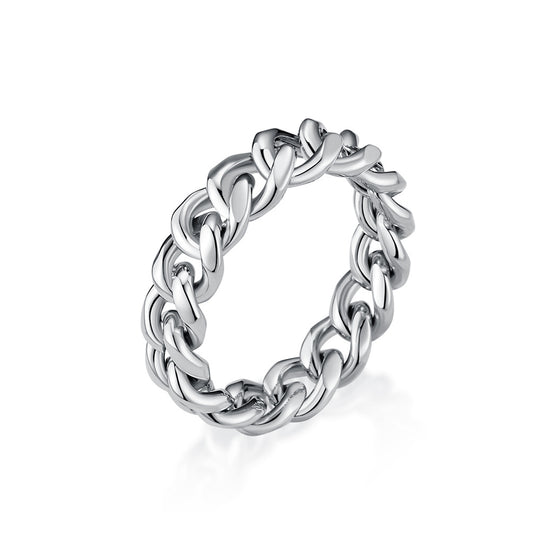 European and American Style High-End Stainless Steel Chain Ring