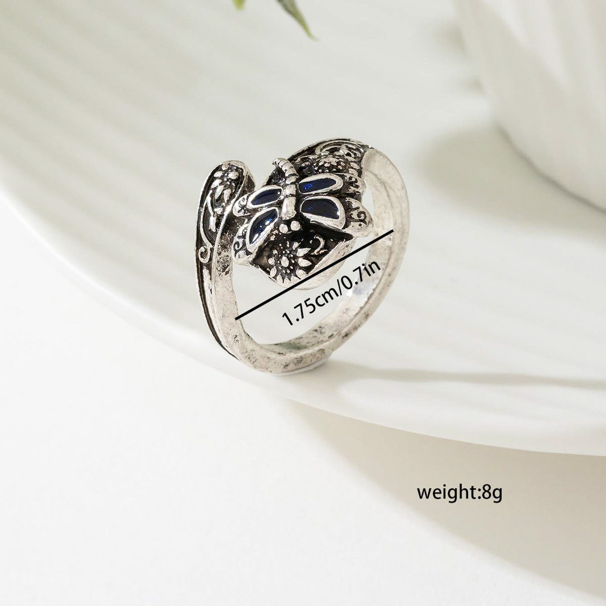 Stylish Metal Dragonfly Sunflower Ring for Trendy Women