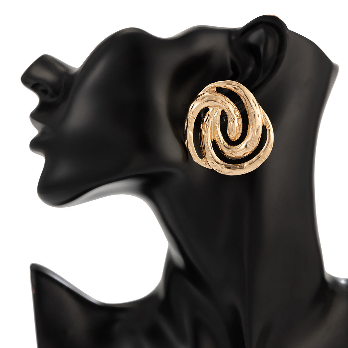 Conch Symbol Hollow Stud Earrings By Planderful Vienna Verve For Women Ocean Wind Geometry Exaggerated Spiral