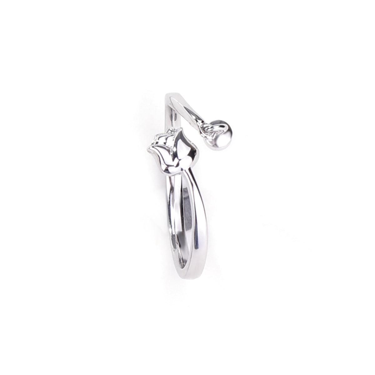 S925 Sterling Silver Tulip Necklace