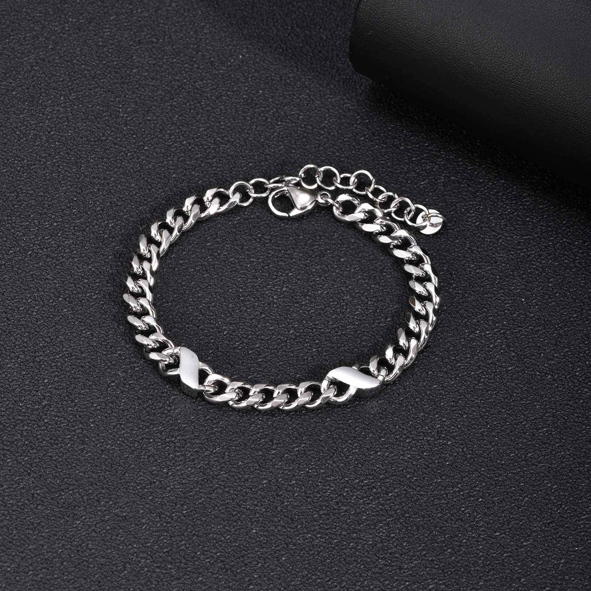 2026 Trendy Hip-Hop Personalized Stainless Steel Bracelet