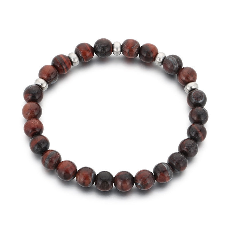 Planderful Collection Tiger Eye Stone Bracelet Men Durable