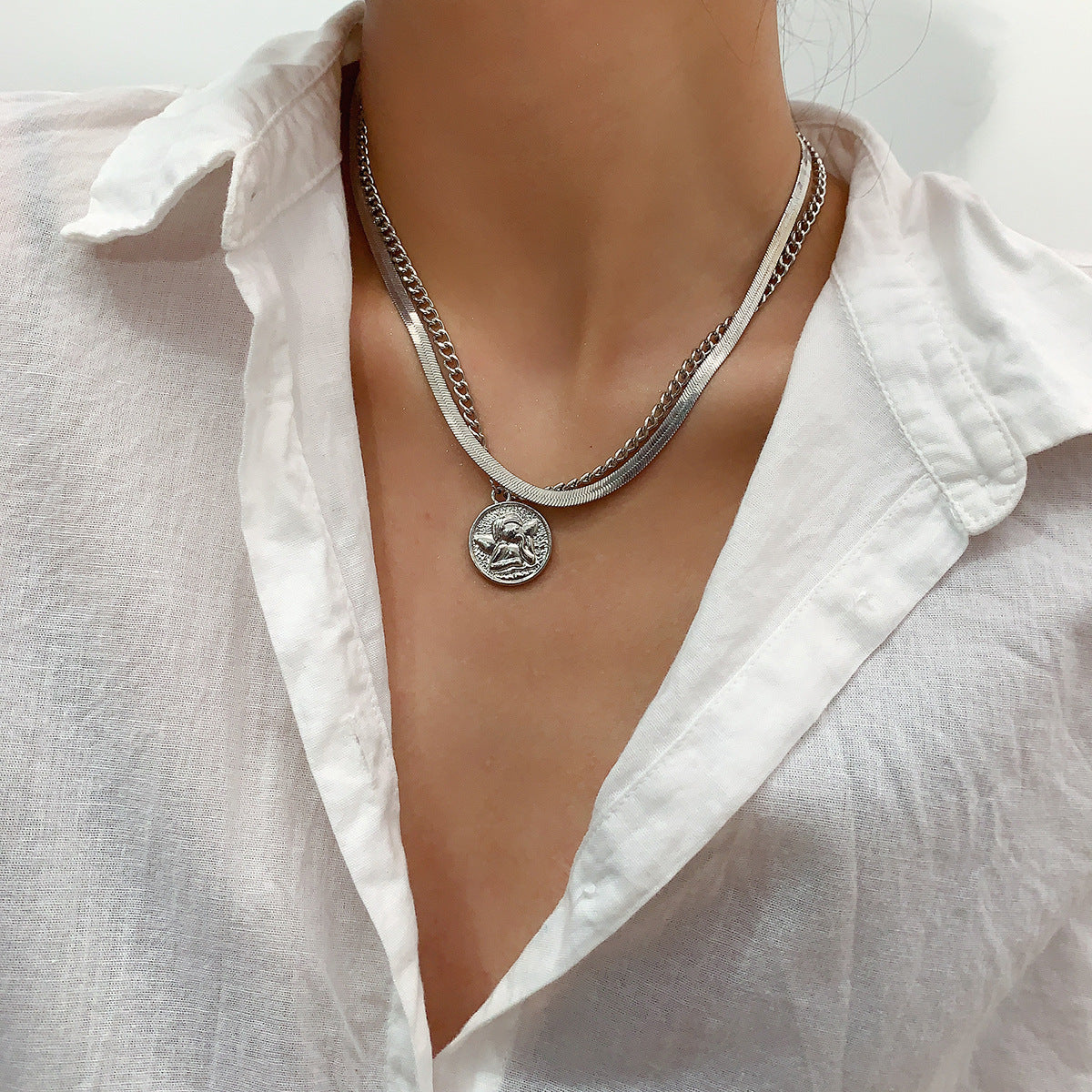 Planderful Vienna Verve Necklace – Versatile Geometric Design