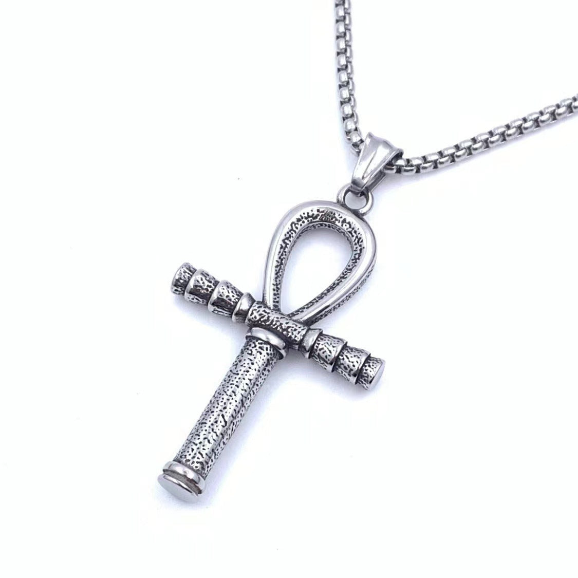 Eye Of Horus Pharaoh Scepter Pendant Necklace Titanium Steel For Men By Planderful Everyday Genie