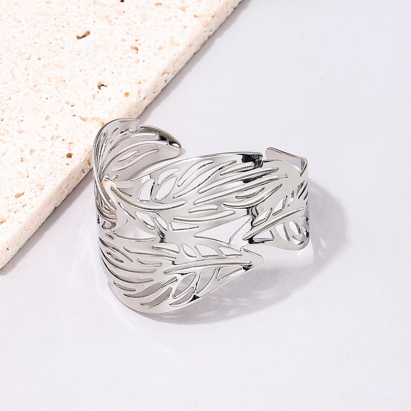 French Vintage Leaf Bracelet - Vienna Verve Collection