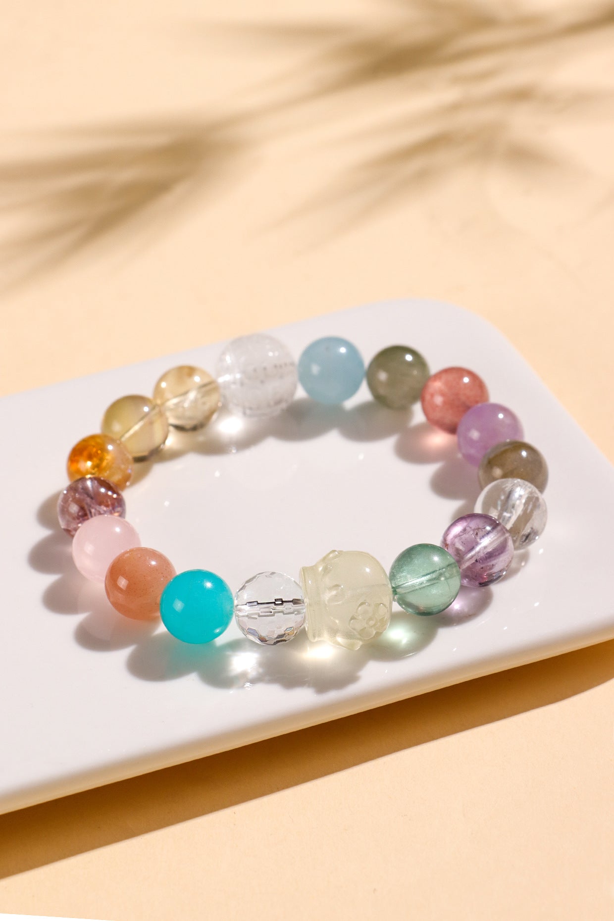 Planderful Fortune's Favor Bracelet – Elegant Aquamarine Crystal Design