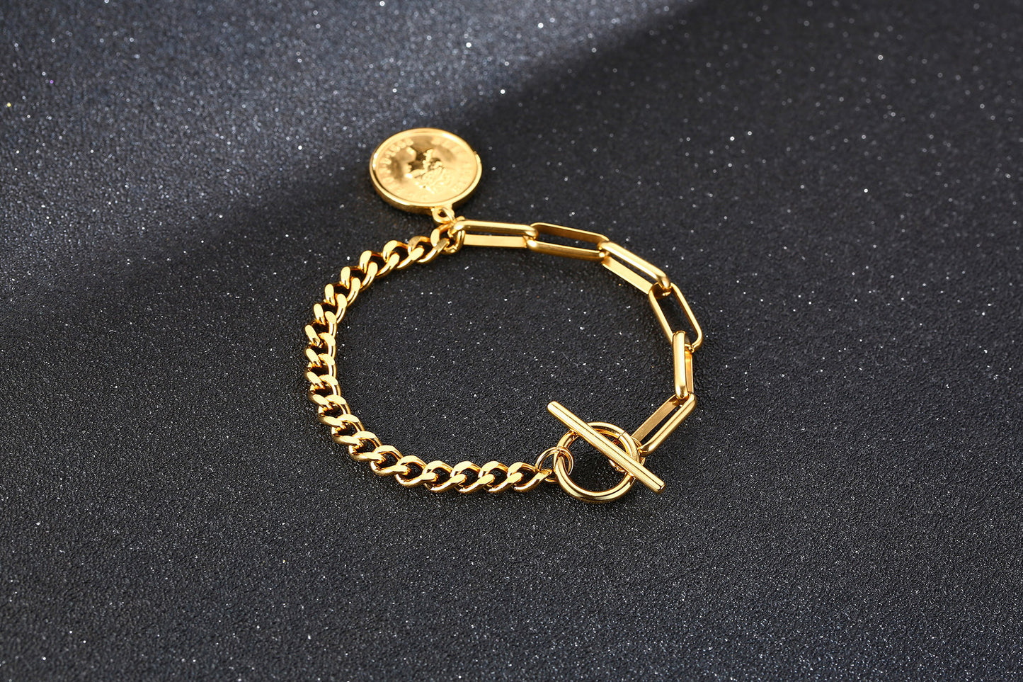 Accessories Titanium Steel 18K Gold Elizabeth Bracelet Necklace