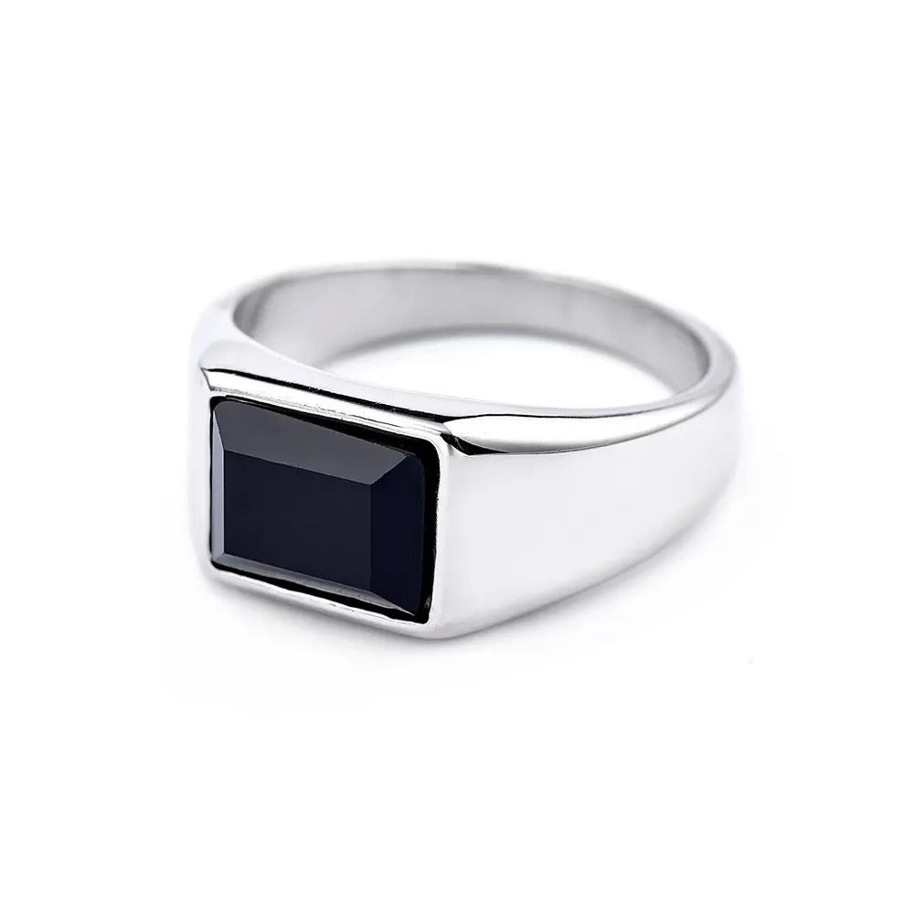 Minimalist Viking Stainless Steel Men's Ring