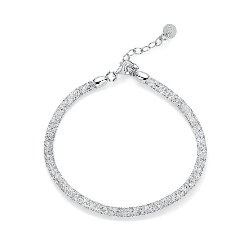 S925 Sterling Silver Zircon Star Bracelet