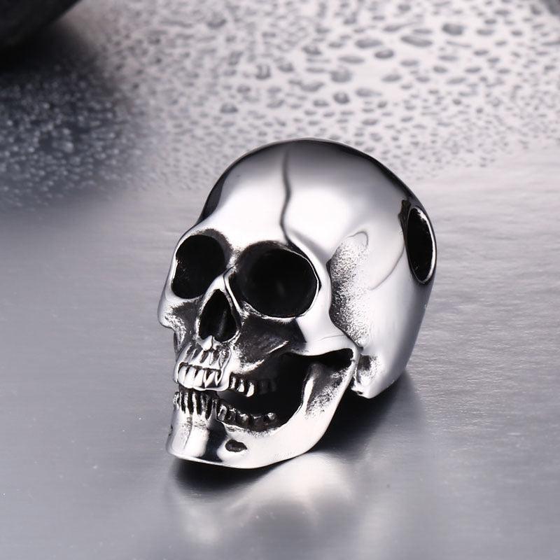 Punk Skull Titanium Steel Pendant for Men - Retro Wholesale Jewelry