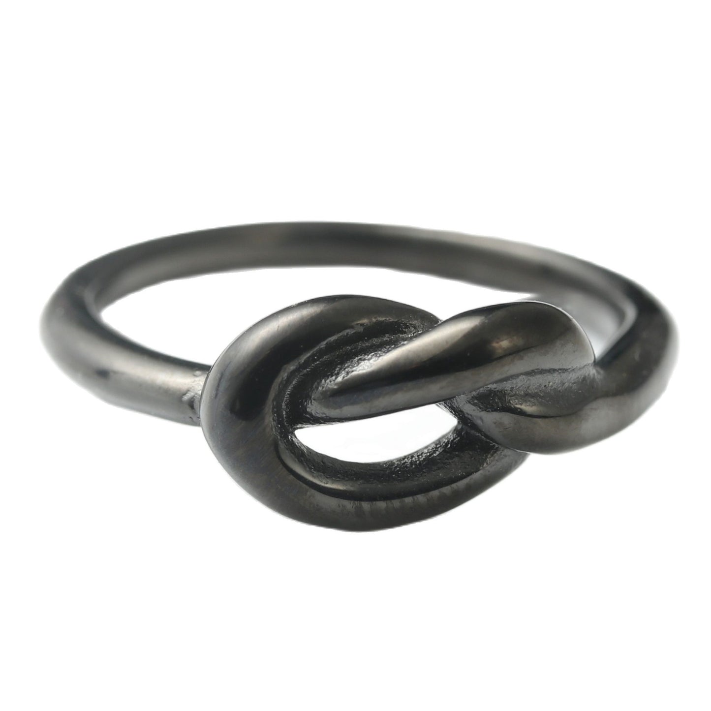 Titanium Steel Braided Knot Ring for Men - Retro Trendy Personalized Jewelry Accessory
