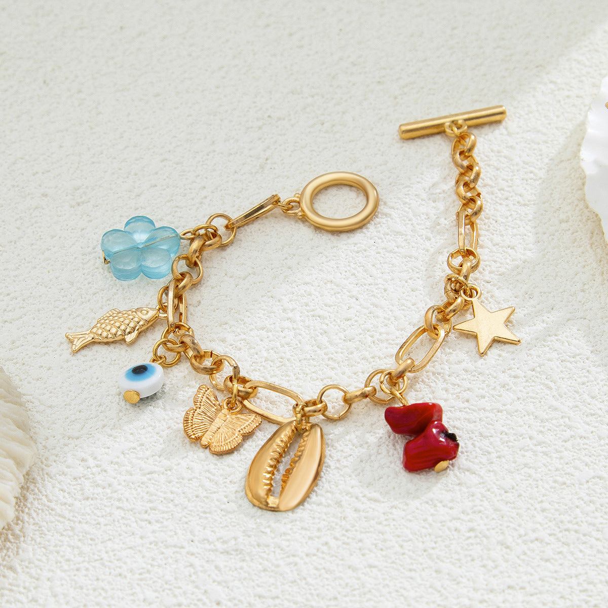 Planderful Vienna Verve Butterfly Star OT Buckle Bracelet For Women Personalized Chic Statement Accessory