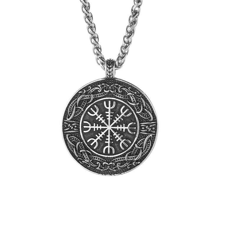 1. Planderful Stainless Steel Viking Compass Necklace for Men A Symbolic Gift of Direction
