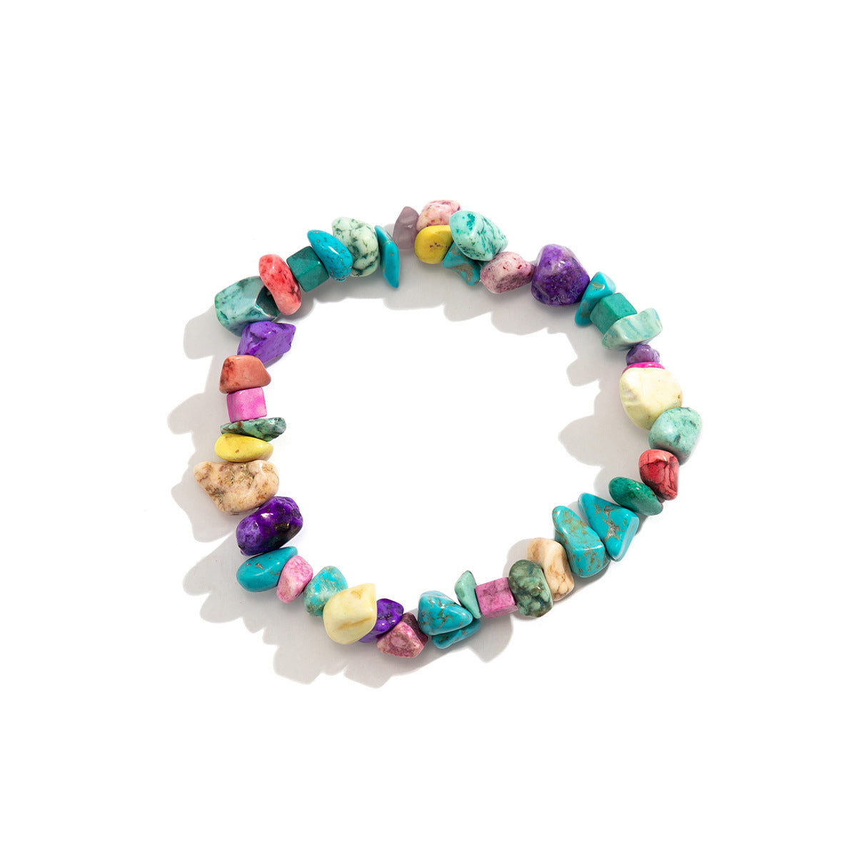 Planderful Vienna Verve Elastic Geometric Bracelet For Women Colorful Statement Jewelry