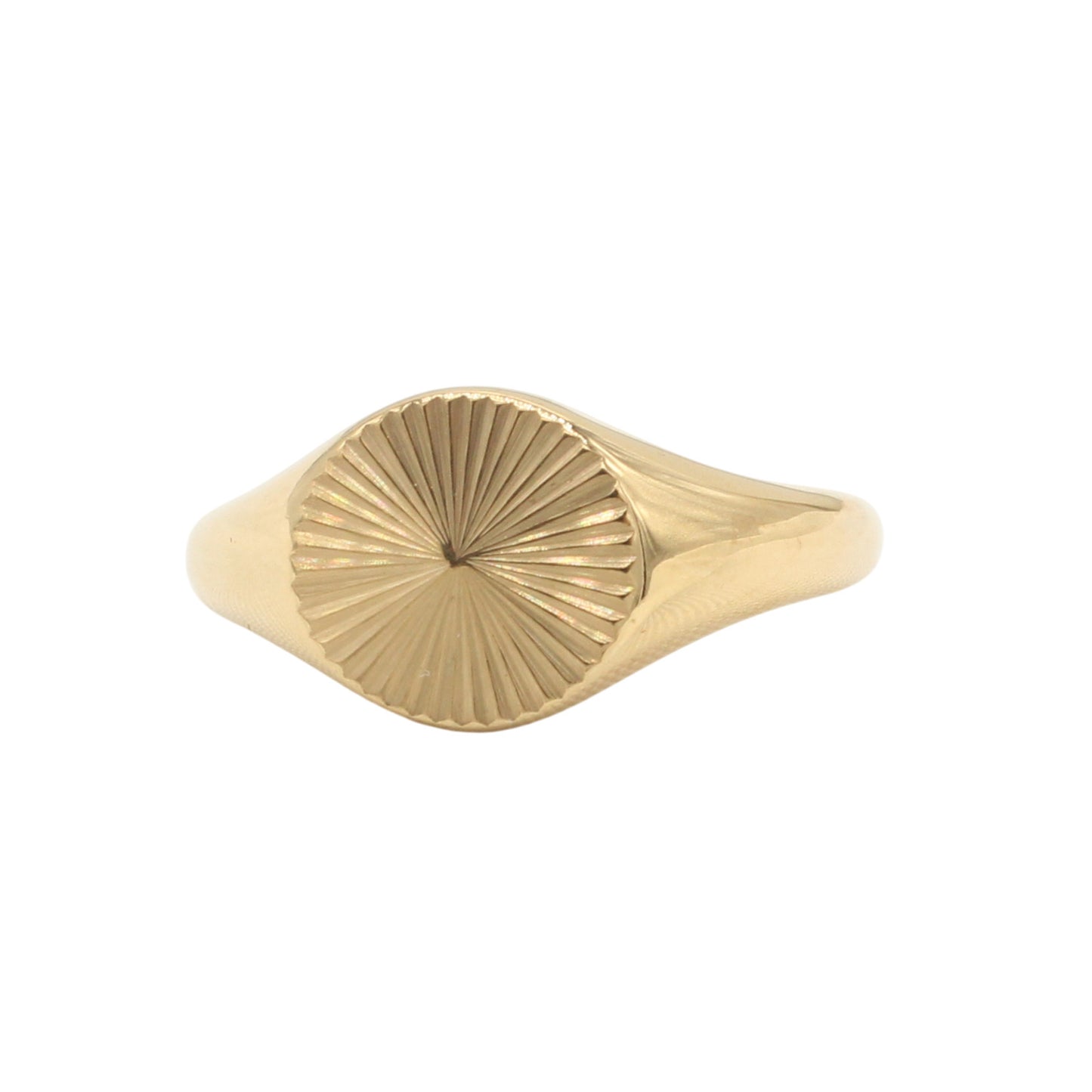 Planderful Everyday Genie – Fashionable and Simple European and American Round Titanium Steel Ring