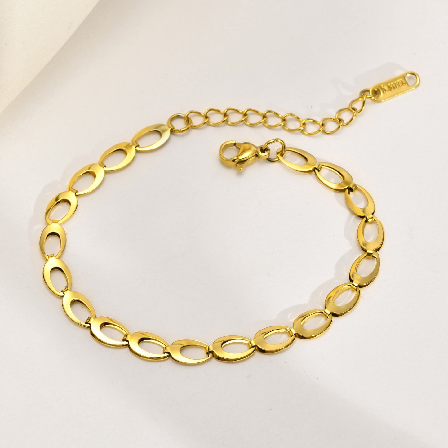 Stainless Steel Simple Bracelet Gold Women's Fashion Jewelry