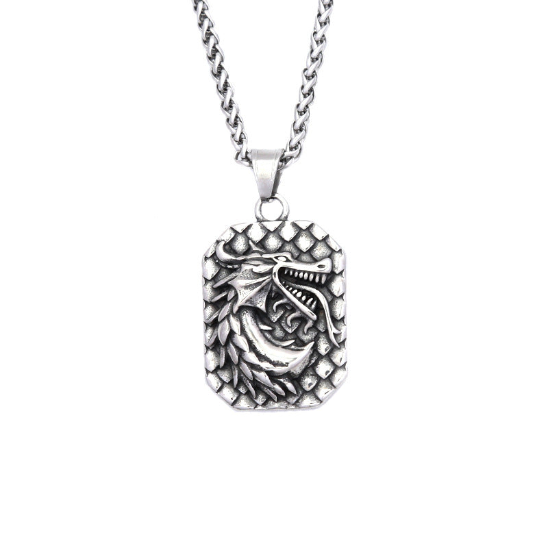 Dragon Faucet Stainless Steel Men's Ring
