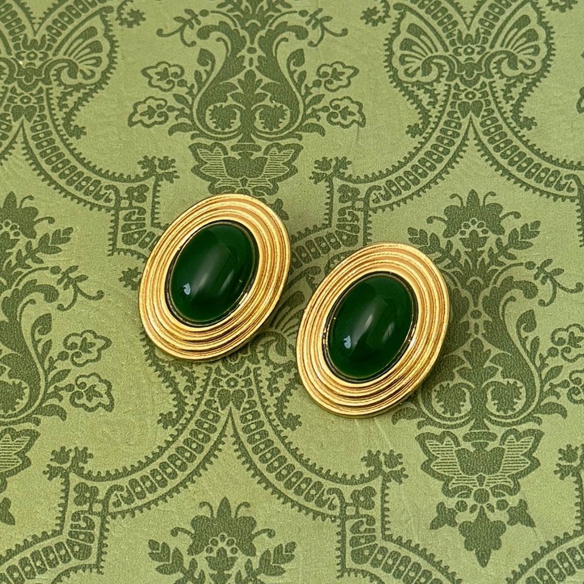 Planderful Earrings For Women Color Stone Oval Geometric