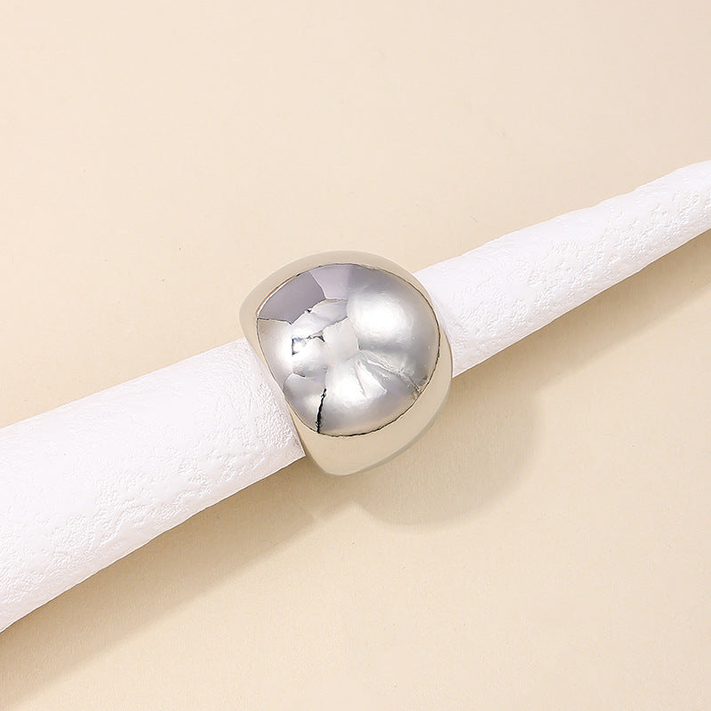 European Chic Retro Geometric Ring - Vienna Verve Collection