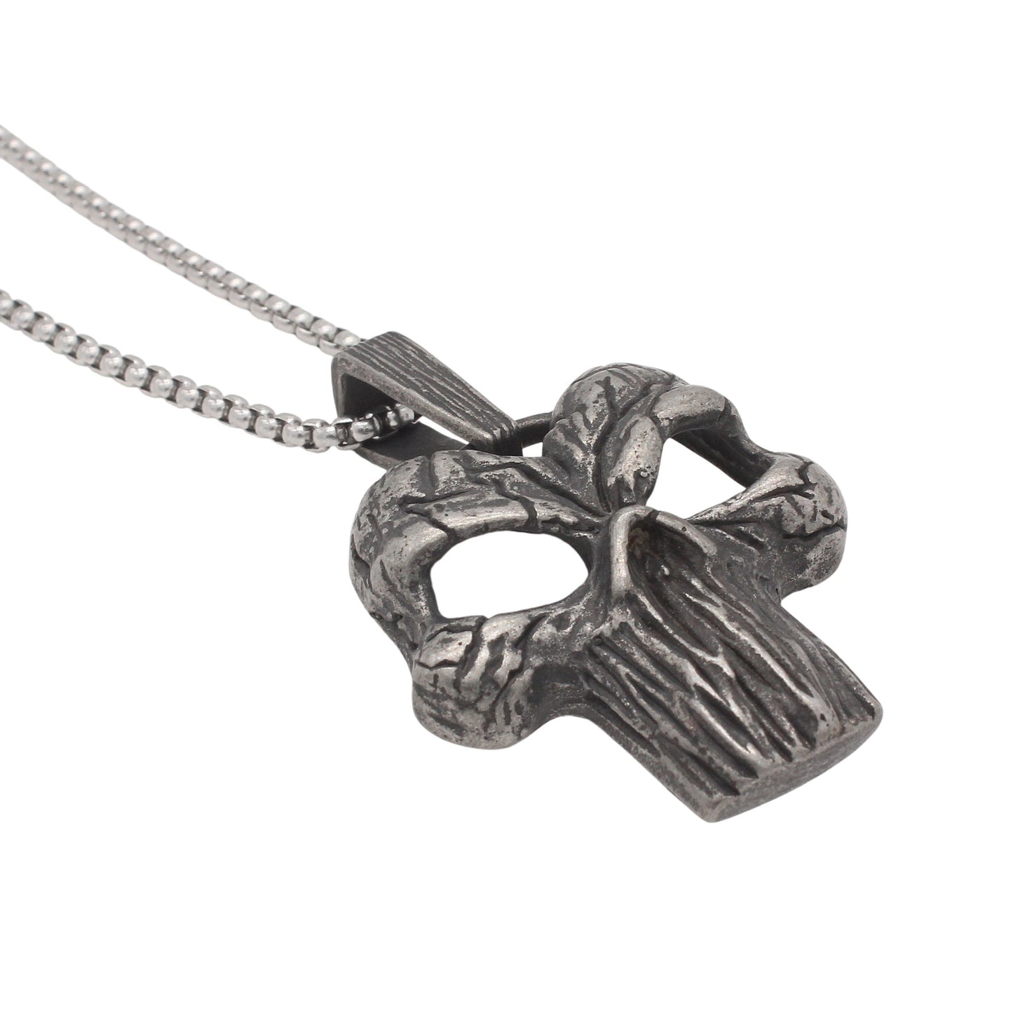 Planderful Jewelry Skull Pendant For Men Titanium Steel Retro European American Personalized